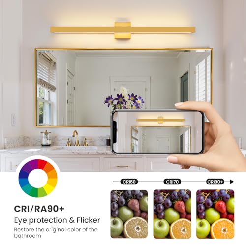 Modern Bathroom Lighting Fixtures Over Mirror