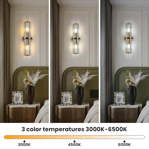 Crystal Wall Sconce Set of 2 (2 Count)