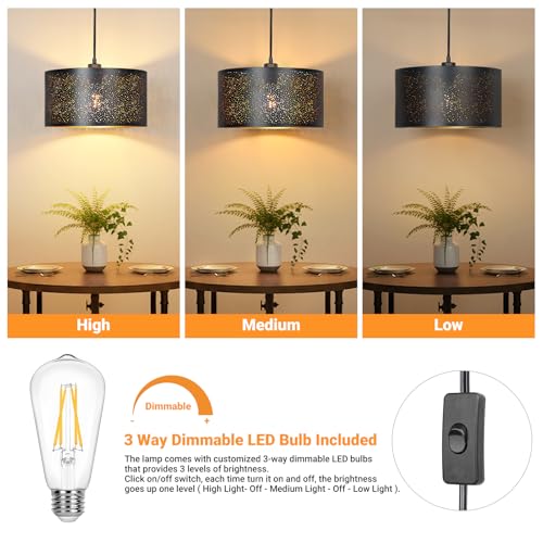Boho Plug in Pendant Light
