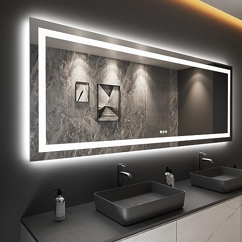 96"X36" LED Bathroom Mirror with Lights