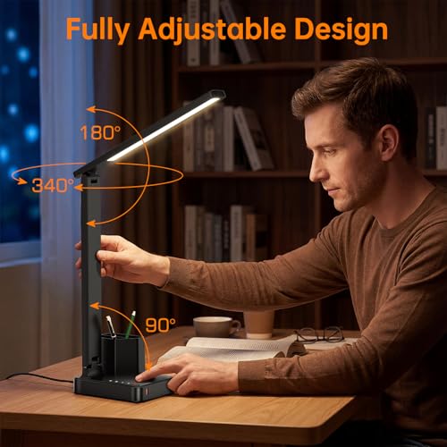 LED Desk Lamp USB A
