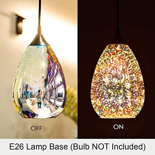 Modern 3D Pendant Lights Kitchen Island 3 Pack