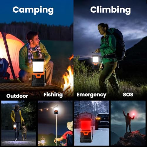 LED Camping Lantern Rechargeable (2 Count)