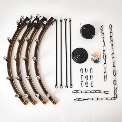 40" Wood Chandelier 20