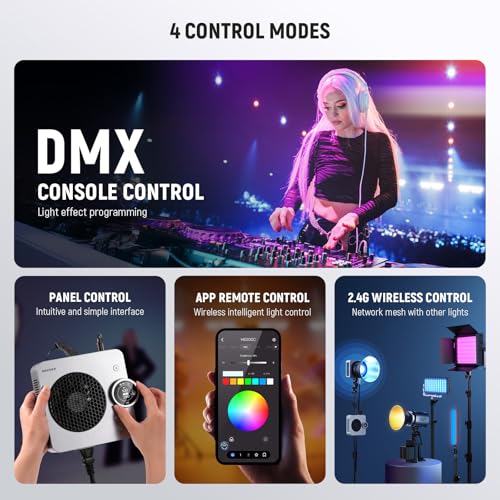 HS200C Portable RGB LED Video Light
