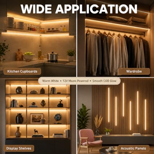 COB LED Strip Lights (6 X 6.56ft warmwhite / 6.56ft)
