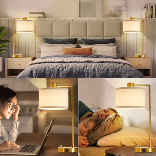 Gold Table Lamp Set of 2 (2 Count)