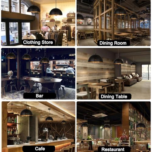 Farmhouse Dining Room Hanging Light Fixture Stairwell Pendant (2 Count)