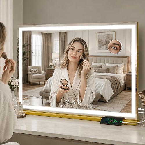 Large Vanity Mirror with Lights