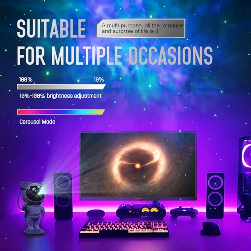 Astronaut Galaxy Projector Night Light