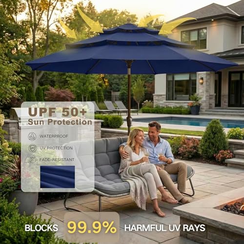 10ft 3 Tier Patio Umbrella