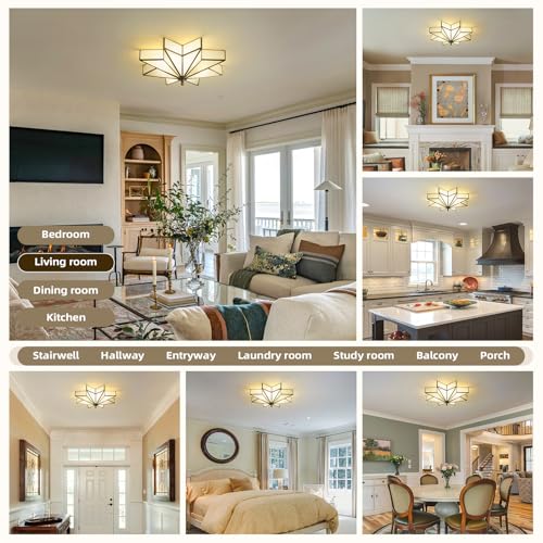Star Vintage Bronze Ceiling Light