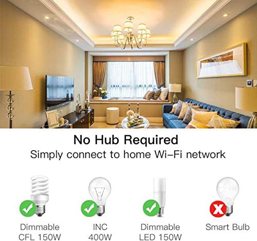 Smart Dimmer Switch 4 Pack (4 Count)