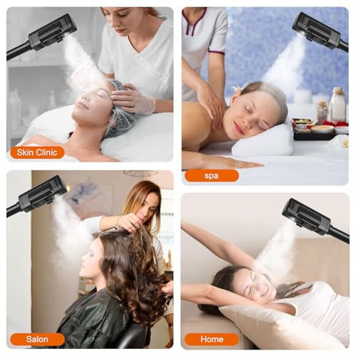 Professional Facial Steamer with 5X Magnifying Lamp