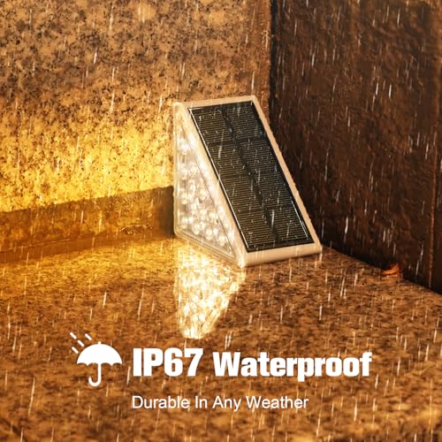 Solar Step Lights Outdoor Waterproof (6 Count)