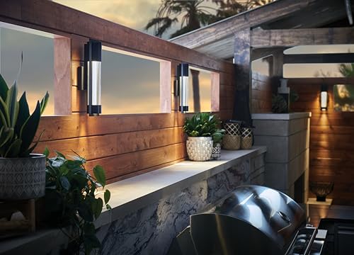 Mist Large Outdoor Aluminum Wall Sconce
