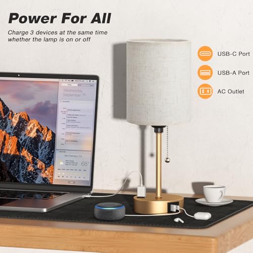 Small Bedside Table Lamp for Bedroom