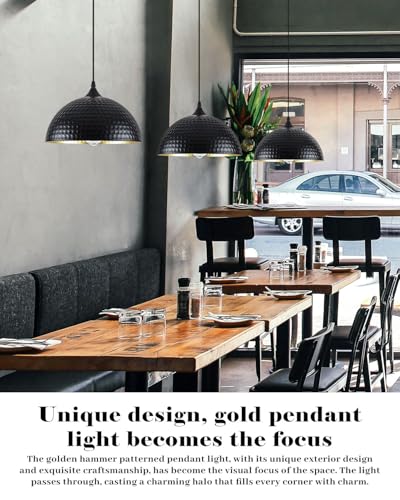 Hammered Pendant Lights Kitchen Island 2 Pack (2 Count)