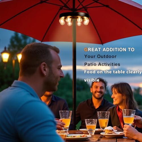 Umbrella Lights Outdoor Patio (8 Count)