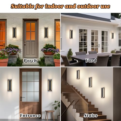 15.7 in Outdoor Wall Sconce Light (2 Count)