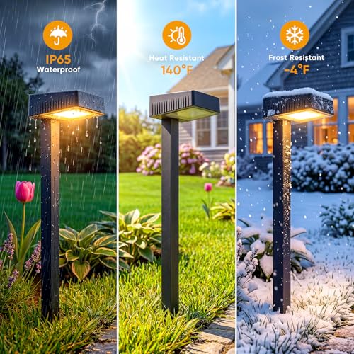 Solar Pathway Lights Outdoor (8 Count)