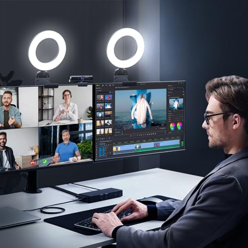 2Packs Ring Light for Computer Laptop