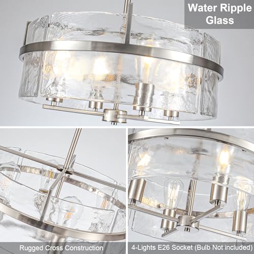 Modern Drum Chandeliers for Dining Room