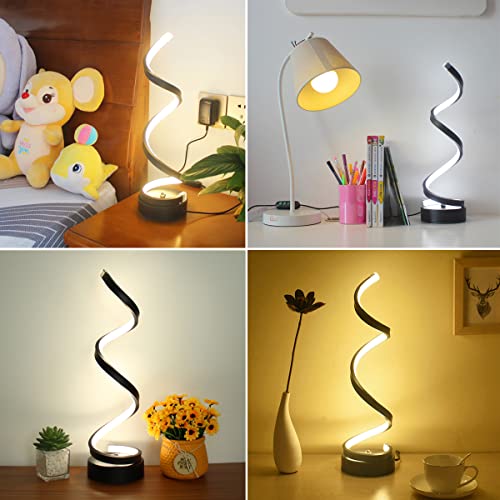 Modern Spiral Table Lamp
