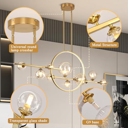 10 Light Gold Kitchen Island Light