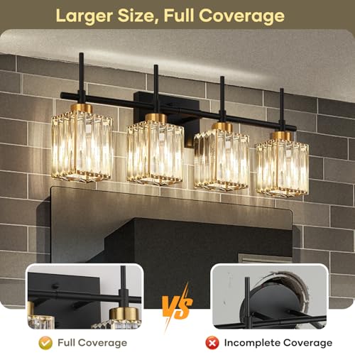 Modern Crystal Bathroom Vanity Light 4