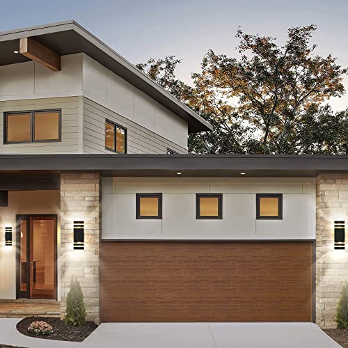 LED Up Down Outdoor Wall Lights (2 Count)