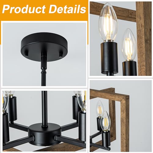 4 Light Farmhouse Chandeliers