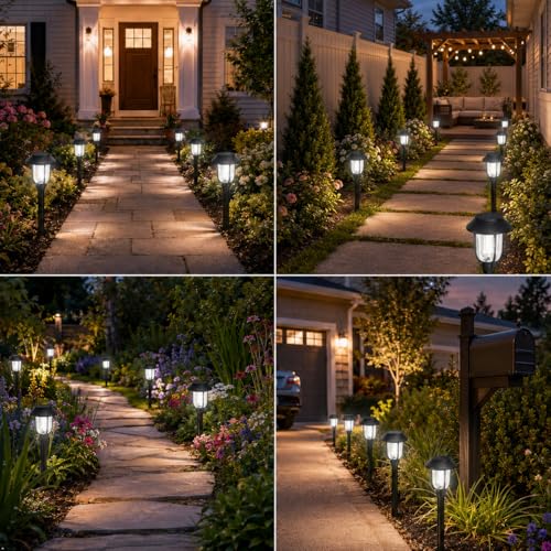Solar Lights Outdoor 8 Pack (8 Count)