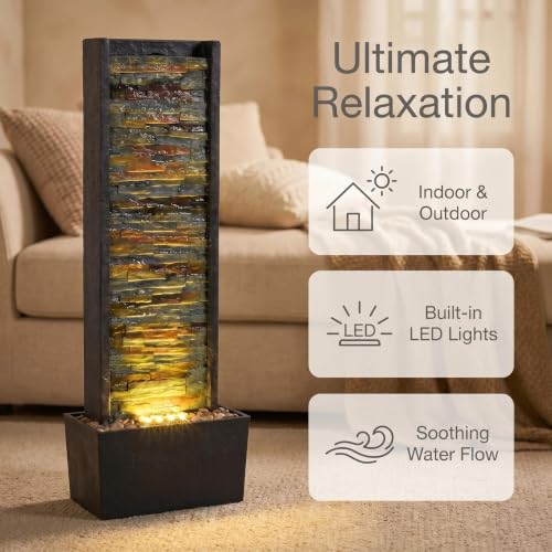 38 Inch Tall Indoor Water Fountain