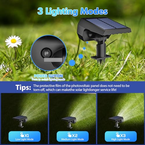Solar Lights Outdoor Waterproof (6 Count)