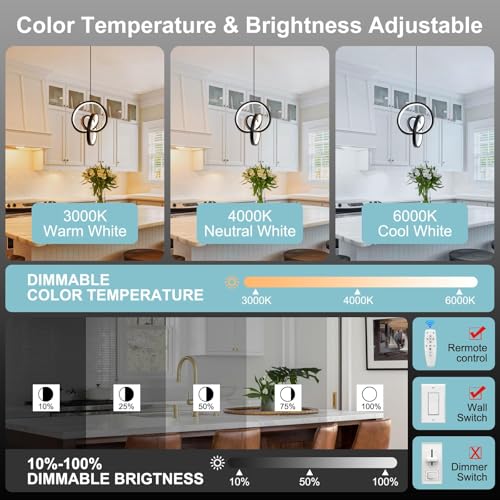 3000 6000K Modern LED Pendant Light