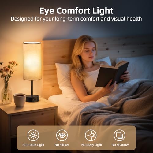 2PCS Table Lamp for Bedroom