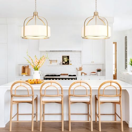 20.5" Gold Drum Chandelier
