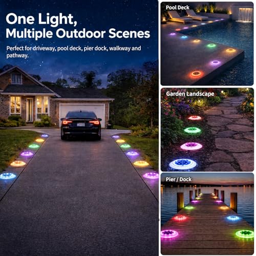 Solar Driveway Lights (8 Count)