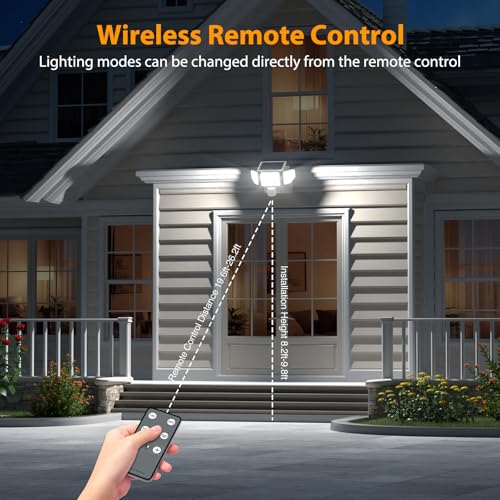 4500LM Solar Lights Outdoor (2 Count)