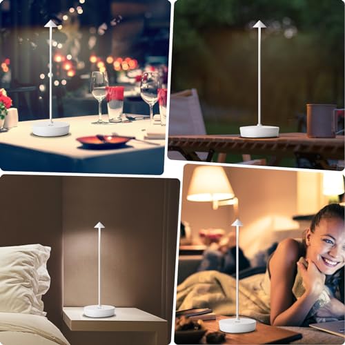 2Pack Rechargeable Cordless Table Lamp (2 Count)