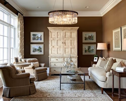Crystal Chandelier for Dining Room Vintage Ceiling Lighting Fixture