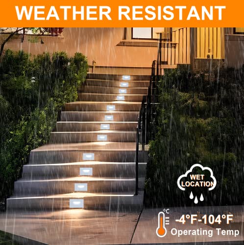 120V Dimmable LED Indoor Outdoor Step Light (3 Count)
