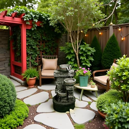 Cheng Pin 28'' Tall Outdoor Water Fountain