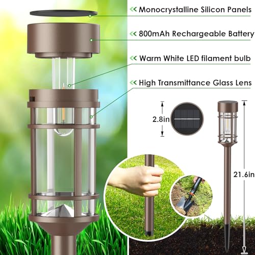 8 Pack Solar Outdoor Lights (8 Count)