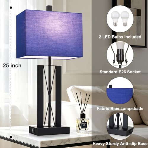25" Table Lamps for Living Room Set of 2 (2 Count)