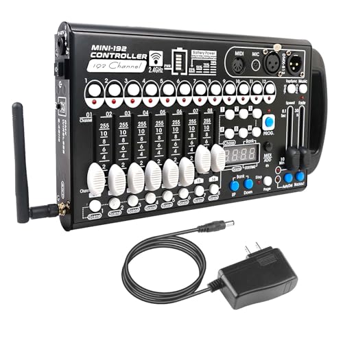 Battery DMX Controller Wireless with MIDI