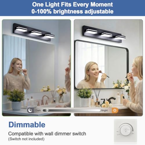 360° Rotate LED Bathroom Vanity Light Fixtures