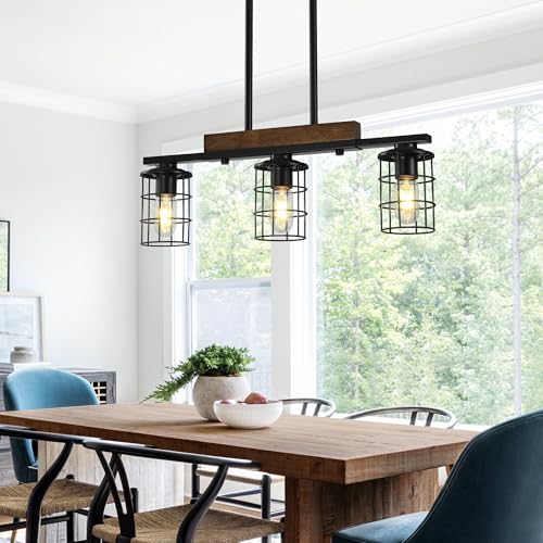 3 Light Farmhouse Kitchen Light Fixture