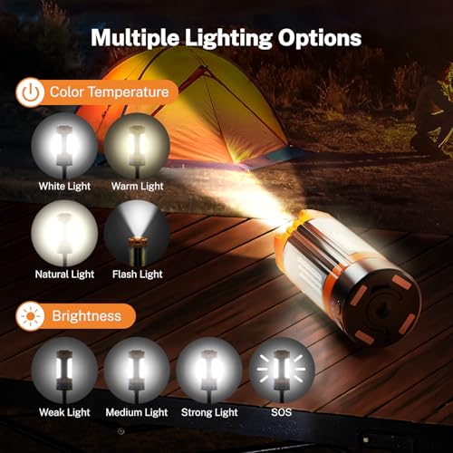 Rechargeable 10000mAh Camping Light with Stand